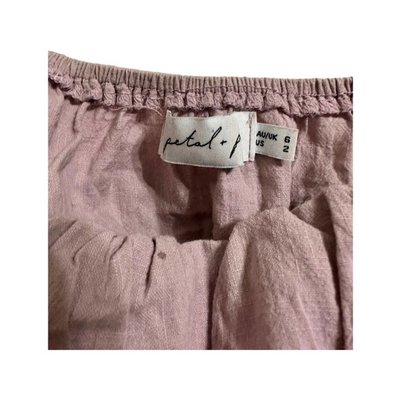 Petal + Pup lavender odise wrap off shoulder size 2 - Picture 3 of 4